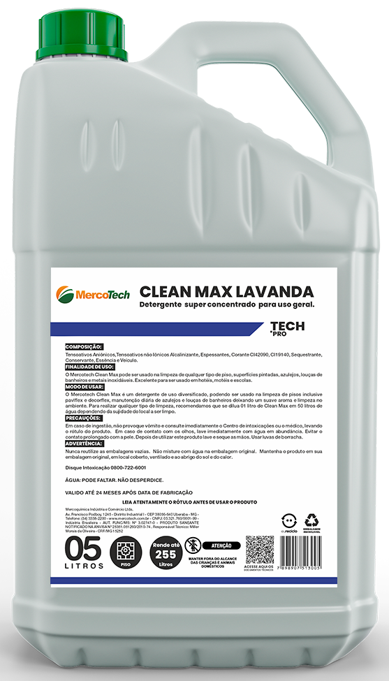 MERCOTECH CLEAN MAX LAVANDA