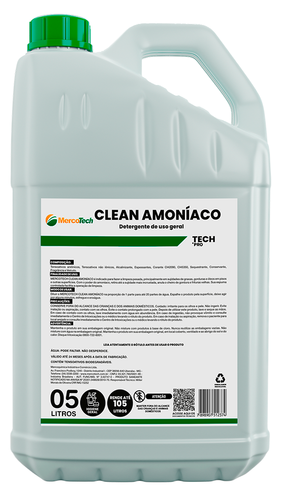 MERCOTECH CLEAN AMONÃACO